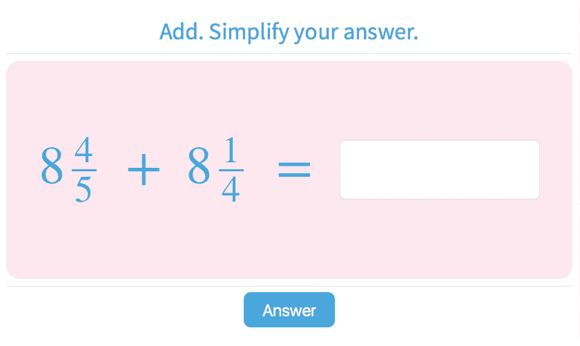 Addition - Practice with Math Games